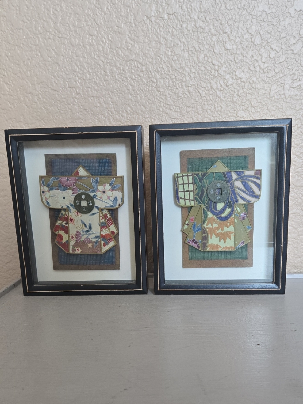 Japanese Kimono Shadowbox